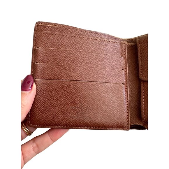 LOUIS VUITTON Brown Monogram BiFold Wallet - Picture 10 of 11